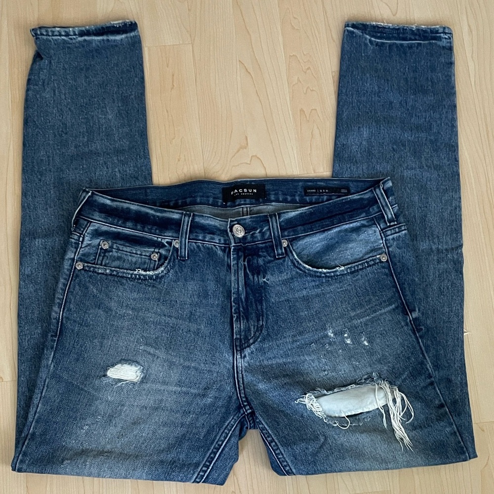 PacSun Men’s Distressed Denim Jeans